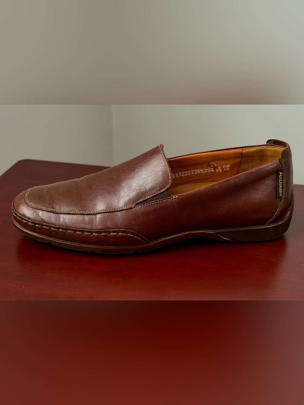 Mephisto Edlef Brown Leather Comfort Loafers Men’s 9.5